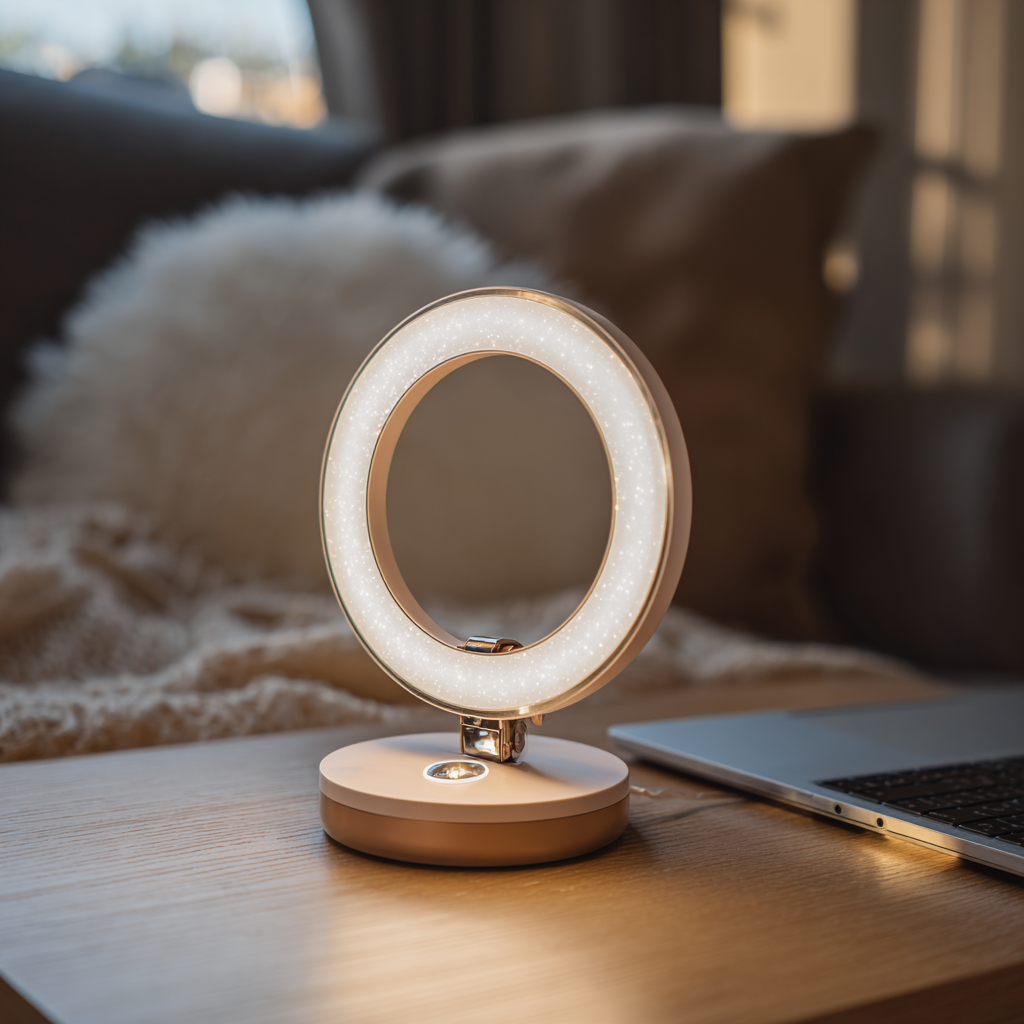 Clip-On Ring Light: A portable light for perfect selfies and calls