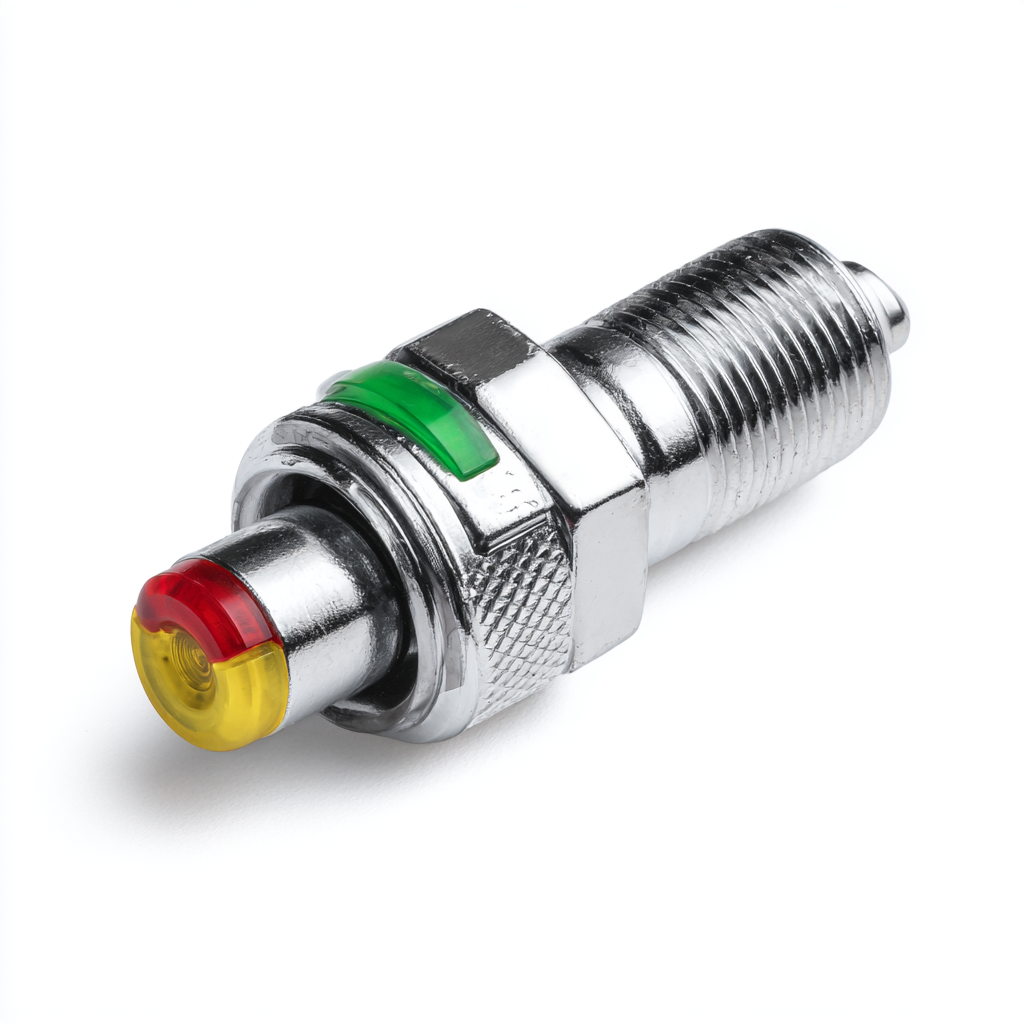 Tire Pressure Monitoring Valve Caps—A Safety Colour Alert System