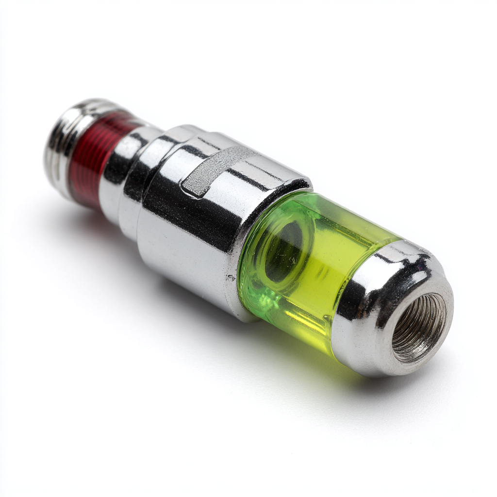 Tire Pressure Monitoring Valve Caps—A Safety Colour Alert System
