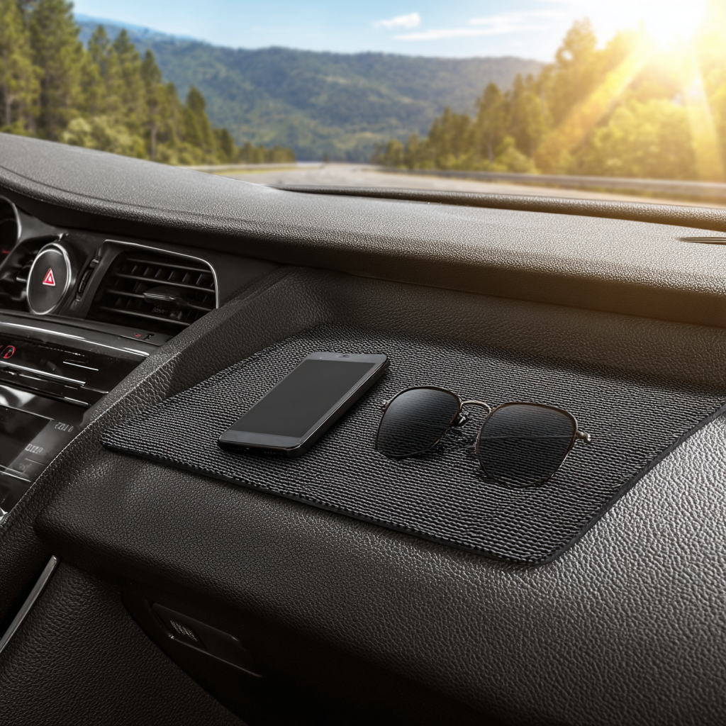 Dashboard Anti-Slip Mat: Keeps Phones and Accessories Secure