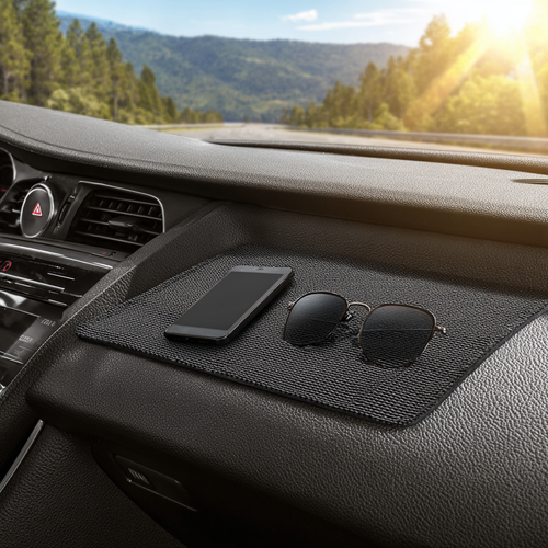 Dashboard Anti-Slip Mat: Keeps Phones and Accessories Secure