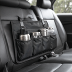 Backseat Storage Solution with Multi-Pocket Car Seat Organiser