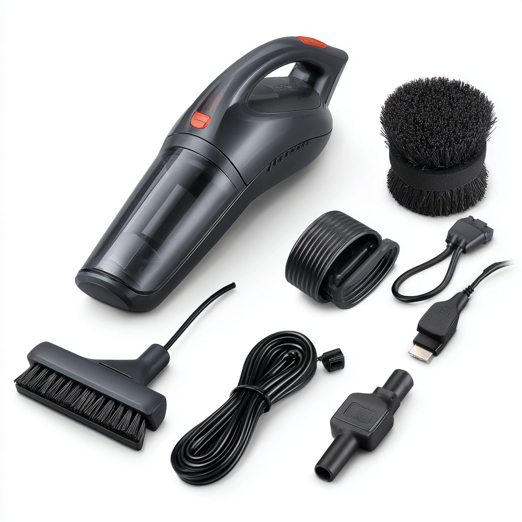 High-Power Mini Suction Device for Portable Car Vacuum Cleaner